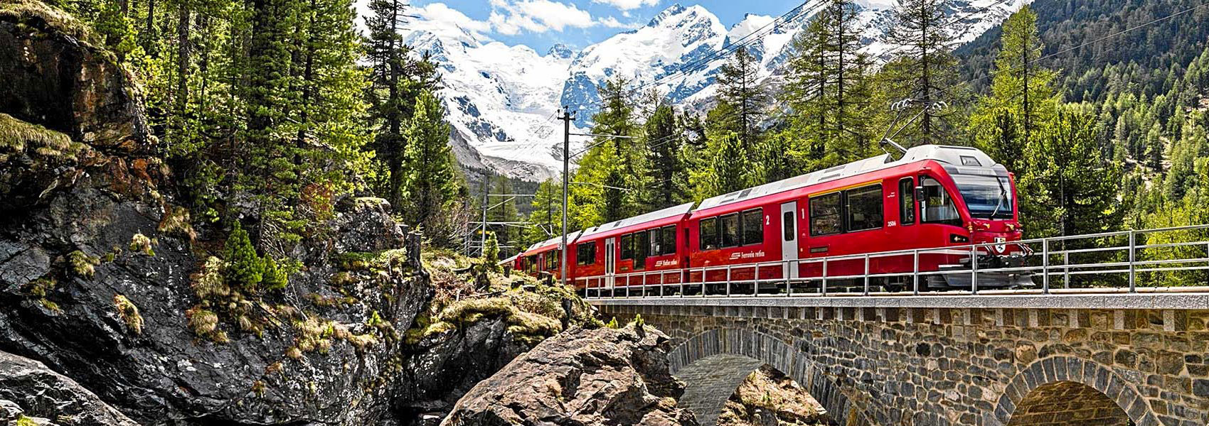 TRENO ROSSO DEL BERNINA E SAINT MORITZ